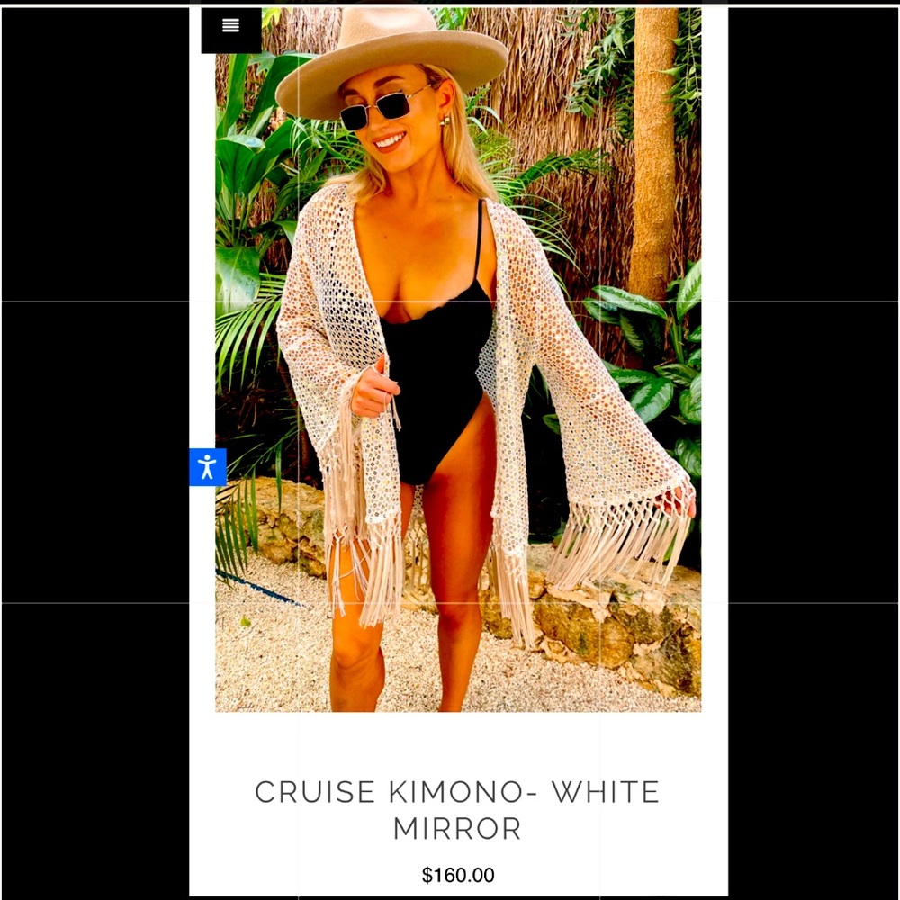 EASTWEST Label Mirror Kimono